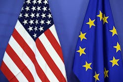 Getty, US EU flags Getty, US EU flags