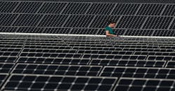 solar panels on the roof of the Futurium museum, Berlin, Germany solar panels on the roof of the Futurium museum, Berlin, Germany