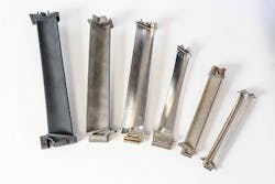 LPT blades in TiAl, GE Arcam EBM LPT blades in TiAl, GE Arcam EBM