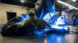 Clos-up TIG welder