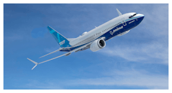 Boeing 737 MAX, blue