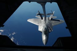 The F-22 Raptor is a single-seat, twin-engine, Stealth-enabled tactical aircraft in service primarily for the U.S. Air Force. The F-22 Raptor is a single-seat, twin-engine, Stealth-enabled tactical aircraft in service primarily for the U.S. Air Force.