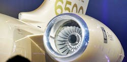 The Pearl 15 is a turbofan engine developed specifically to power Bombardier's Global 5500 and Global 6500 business jets, to deliver up to 15,125 lbs. of thrust, with reduced engine noise and improved specific fuel consumption. The Pearl 15 is a turbofan engine developed specifically to power Bombardier's Global 5500 and Global 6500 business jets, to deliver up to 15,125 lbs. of thrust, with reduced engine noise and improved specific fuel consumption.