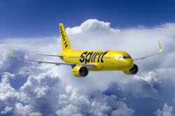 Spirit-Airlines-A320neo-1540.jpg Airbus The A320neo series offers at least 20% lower fuel consumption and produces 50% less noise than the previous-generation A320 aircraft, according to the OEM. Spirit-Airlines-A320neo-1540.jpg Airbus The A320neo series offers at least 20% lower fuel consumption and produces 50% less noise than the previous-generation A320 aircraft, according to the OEM.
