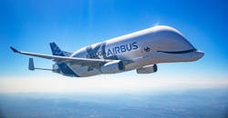 The BelugaXL is based on an A330-200 Freighter, and is powered by two Rolls-Royce Trent 700 engines. The BelugaXL is based on an A330-200 Freighter, and is powered by two Rolls-Royce Trent 700 engines.