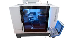 Hardinge introduced the Voumard® 1000 machine for ID grinding, with hydrostatic guideways standard on all axes. Hardinge introduced the Voumard® 1000 machine for ID grinding, with hydrostatic guideways standard on all axes.