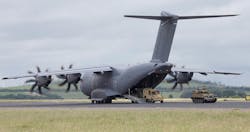 The A400M Atlas is a four-engine turboprop military transport aircraft. The A400M Atlas is a four-engine turboprop military transport aircraft.