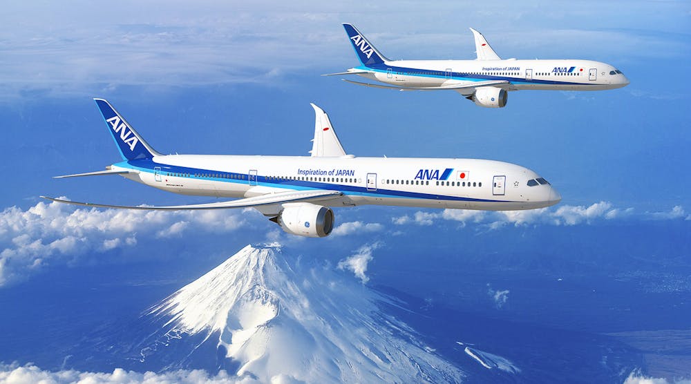 All-Nippon Airways was the launch customer for Boeing&apos;s 787 Dreamliner, in 2011.
