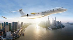 Bombardier's Global 7500 business jet. Bombardier's Global 7500 business jet.