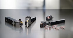 The new QC Toolholders include cutting heads for general ISO turning, MDT, threading and parting-off. Shanks are available in metric sizes of 10 mm, 12 mm, and 16 mm, and inch sizes of 0.375 in., 0.500 in., and 0.625in. The new QC Toolholders include cutting heads for general ISO turning, MDT, threading and parting-off. Shanks are available in metric sizes of 10 mm, 12 mm, and 16 mm, and inch sizes of 0.375 in., 0.500 in., and 0.625in.