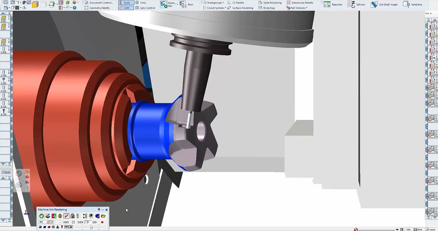 0 Arch Cutting Tools Mentor Gibbscam Mtm Simulation