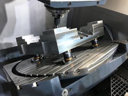 SMW Autoblok introduced the WPS/APS workpiece positioning system featuring manual zero-point clamping for turning, milling, inspection, and finishing operations. SMW Autoblok introduced the WPS/APS workpiece positioning system featuring manual zero-point clamping for turning, milling, inspection, and finishing operations.
