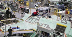 F-35 assembly at Lockheed Martin's Fort Worth, Tex., plant. F-35 assembly at Lockheed Martin's Fort Worth, Tex., plant.