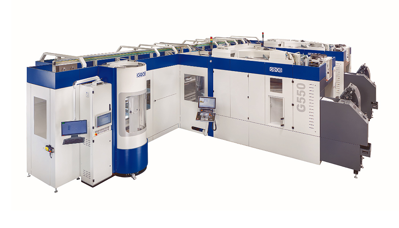 Up to five machine tools &ndash; including the G550a, G552 and G552T &ndash; can be connected to a pallet storage rack with a maximum of 87 pallet positions.