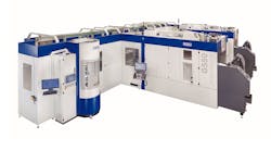 Up to five machine tools &ndash; including the G550a, G552 and G552T &ndash; can be connected to a pallet storage rack with a maximum of 87 pallet positions.