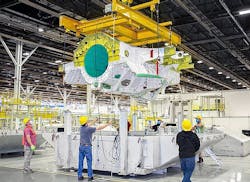 F-35 center wing structure at Lockheed Martin, Marietta, Ga. F-35 center wing structure at Lockheed Martin, Marietta, Ga.