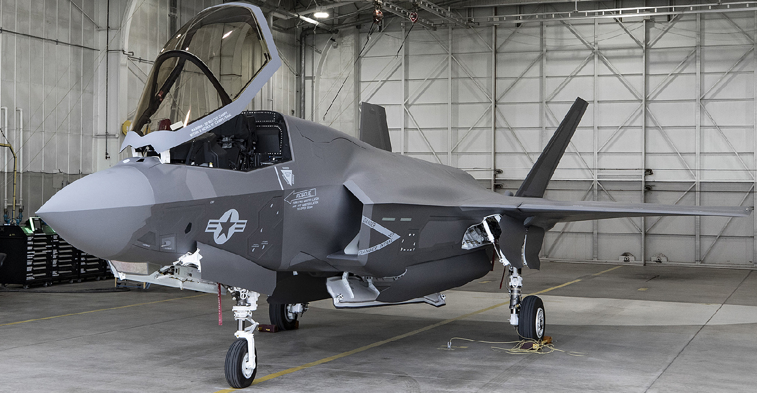An F-35B, short take-off and vertical-landing variant of the Joint Strike Fighter aircraft, was the record-setting, 134th jet of the series delivered during 2019.