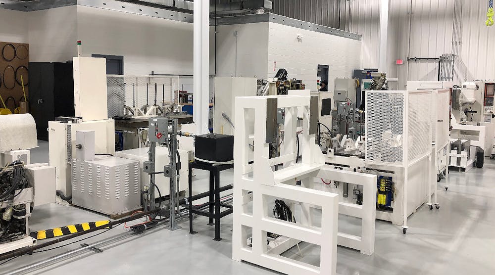Mazak Mazak&apos;s expanded Spindle Rebuild Dept. has a 10-percent larger work-area and &apos;a clean, bright and ergonomic workspace to streamline operational flow, efficiency, and speed.