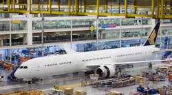 Boeing will consider consolidating 787 Dreamliner manufacturing at a single location.