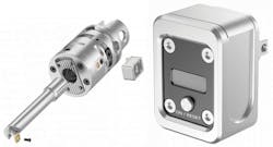 Kennametal’s eBore digital device is an optional part of the Kennametal Digital Boring System for 'no-mistake' adjustments and accuracy to within 2 microns. Kennametal’s eBore digital device is an optional part of the Kennametal Digital Boring System for 'no-mistake' adjustments and accuracy to within 2 microns.