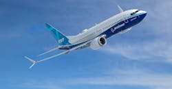 The 737 MAX is a twin-engine, narrow-body jet and the latest iteration of Boeing’s best-selling aircraft. It debuted for commercial service in 2017. The 737 MAX is a twin-engine, narrow-body jet and the latest iteration of Boeing’s best-selling aircraft. It debuted for commercial service in 2017.
