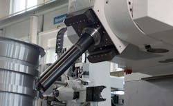 Starrag’s new STC-MTV five-axis mill-turn machining centers are targeted for hard metal machining of a wide range of workpieces, such as aerospace engine casings and gearboxes. Starrag’s new STC-MTV five-axis mill-turn machining centers are targeted for hard metal machining of a wide range of workpieces, such as aerospace engine casings and gearboxes.