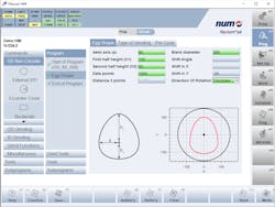 A section of the NUMgrind input page for the egg shape. A section of the NUMgrind input page for the egg shape.