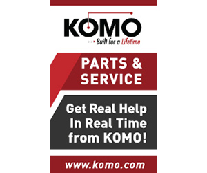 Komo 160x260 11 16 20 Parts Service