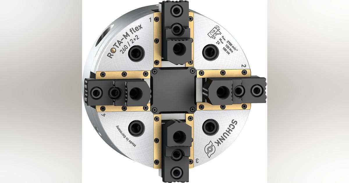 Chuck Jaw Maximizes Flexibility for Mill/Turn Machining Schunk
