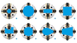 The patent-pending compensating mechanism of the Schunk ROTA-M flex provides a significantly larger compensation stroke than comparable lathe chucks. The result is increased flexibility in view of clampable workpiece geometries. The patent-pending compensating mechanism of the Schunk ROTA-M flex provides a significantly larger compensation stroke than comparable lathe chucks. The result is increased flexibility in view of clampable workpiece geometries.