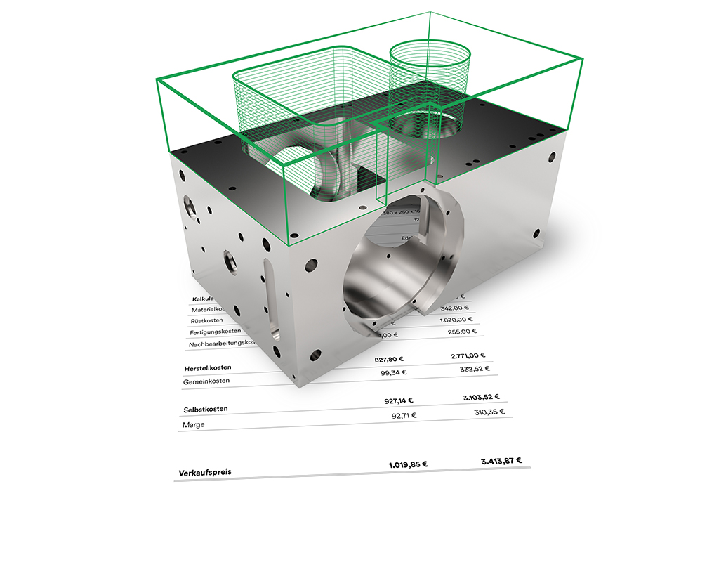 Spanflug analyses the CAD models and technical drawings of components and calculates a price based on the resulting data in just a few seconds.