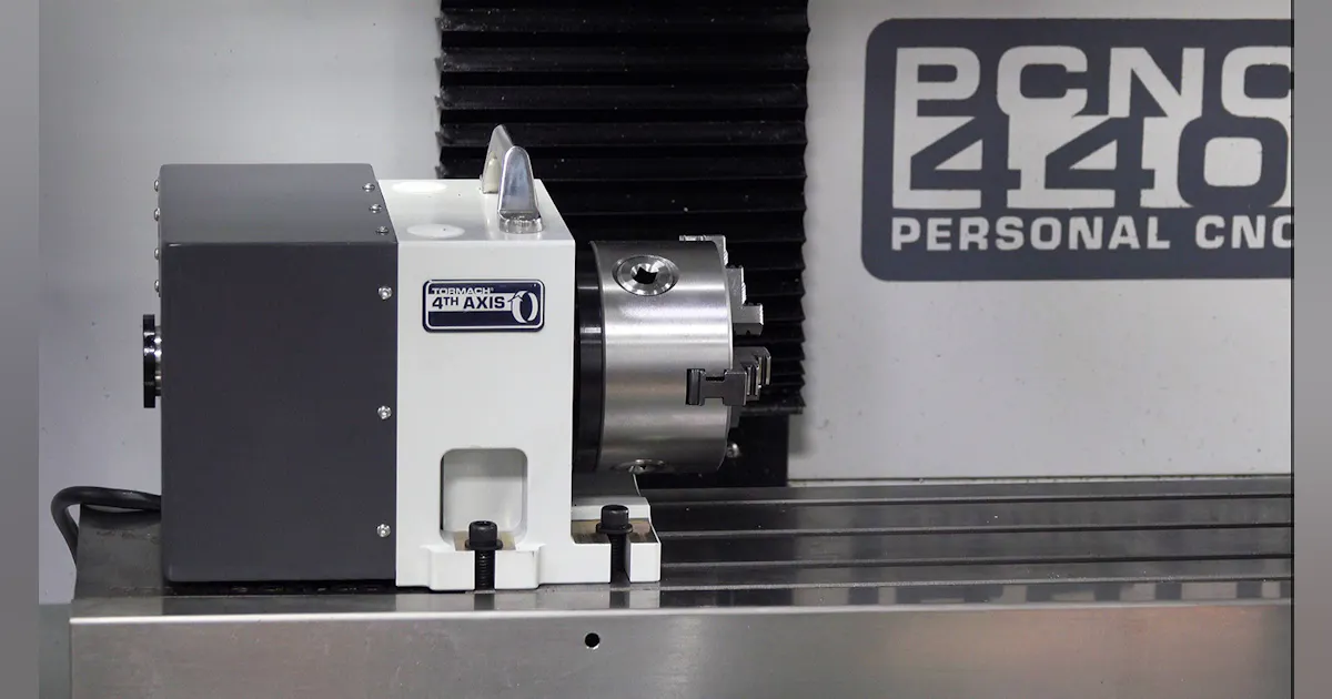 High-Precision 4th Axis Machining in a Compact Footprint | Tormach Inc ...