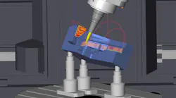 hyperMILL® VIRTUAL Machining Optimizer now detects violations of the axis limitations and optimizes movement sequences accordingly.