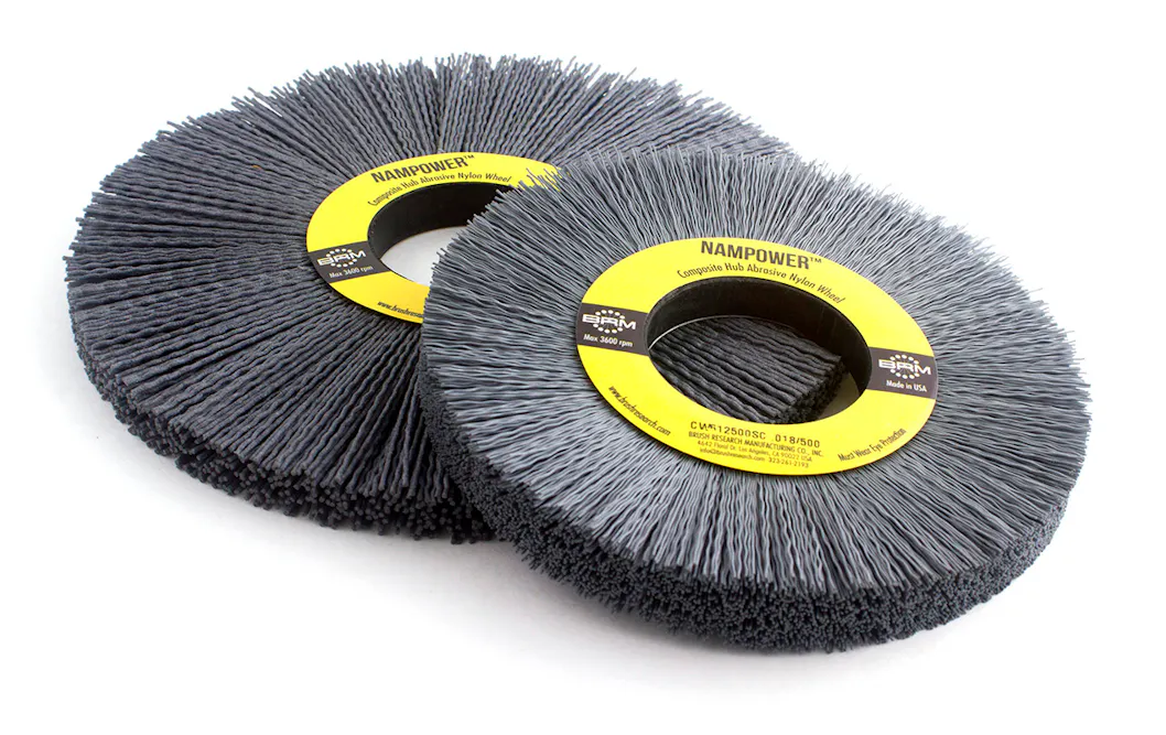 JTS 2-Pack Soft Bristle Nylon Wheel Brushes – For Jewelry Cleaning & Polishing, Made In Germany