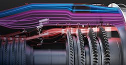 GE Aviation illustration of the XA100 engine for the U.S. Air Force’s Adaptive Engine Transition Program. GE Aviation illustration of the XA100 engine for the U.S. Air Force’s Adaptive Engine Transition Program.