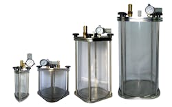 Clear tanks for manufacturing fluids. Clear tanks for manufacturing fluids.