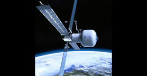 Concept illustration of Starlab commercial space station, to be built by Lockheed for Nanoracks.