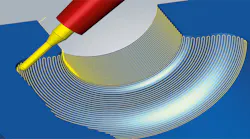 New hyperMILL® infeed strategy delivers top surface qualities for five-axis radial machining (blow molds).