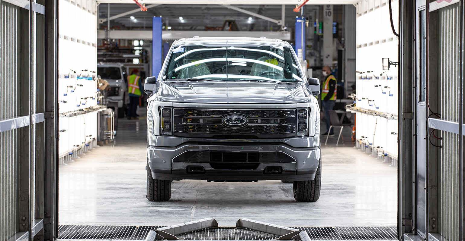 Ford plans to nearly double production capacity of the all-electric F-150 Lightning&trade; pickup to 150,000 vehicles per year at the Rouge Electric Vehicle Center in Dearborn, Michigan, to meet customer demand.