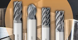 Emuge-Franken expanded Top-Cut VAR end mill series. Emuge-Franken expanded Top-Cut VAR end mill series.