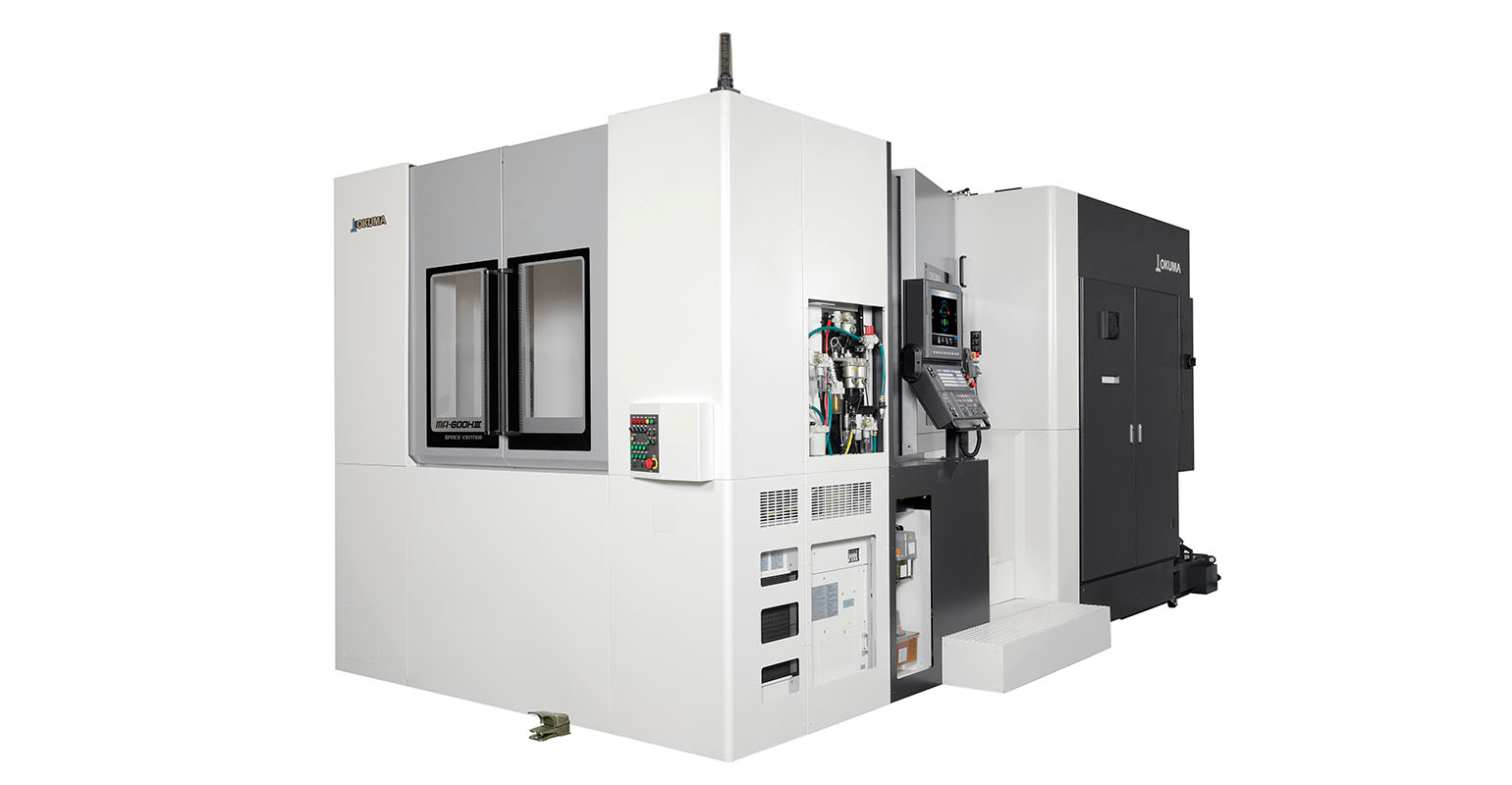 Okuma America MA-600HIII horizontal machining center.