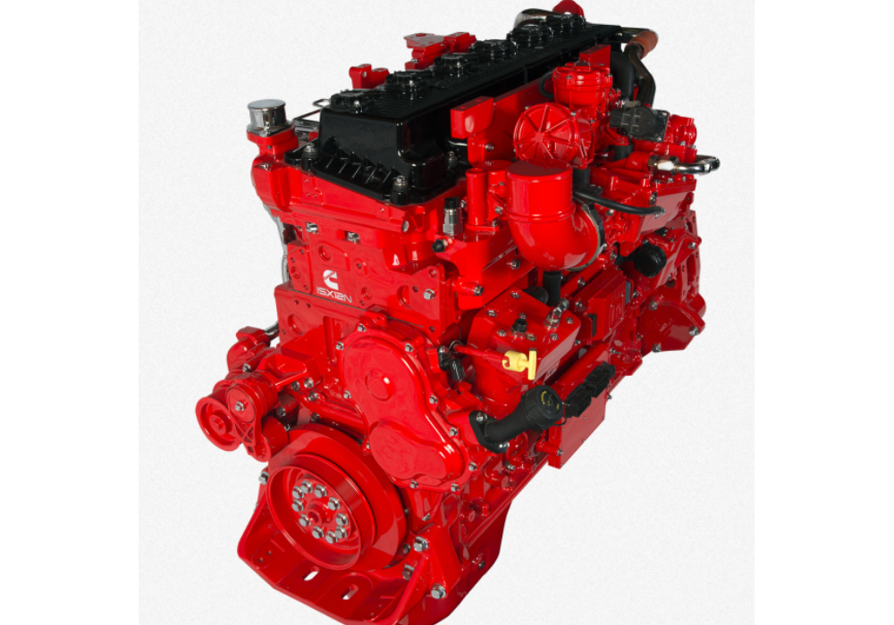 The Cummins ISX12N natural gas-powered, medium-duty engine for medium-duty trucks