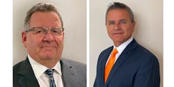 Casey DiBattista (left) is now the Chief Regional Officer of KUKA North America. Vancho Naumovski (right) is the new Vice President and General Manager of Operations for KUKA in the United States.