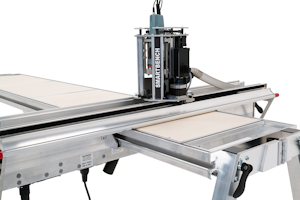 The SmartBench Precision Pro from Yeti Tool, portable large-format CNC router that provides affordable and accessible entry to the CNC market for business owners and hobbyists alike.
