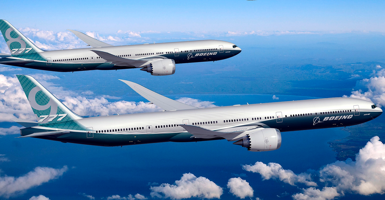 Boeing 777 aircraft.