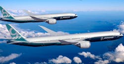 Boeing 777 aircraft. Boeing 777 aircraft.