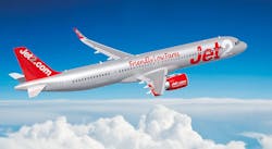 Airbus A320neo illustration, showing Jet2 livery. Airbus A320neo illustration, showing Jet2 livery.