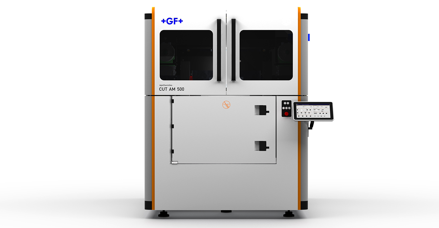 GF Machining Solutions' CUT AM 500 horizontal wire EDM.