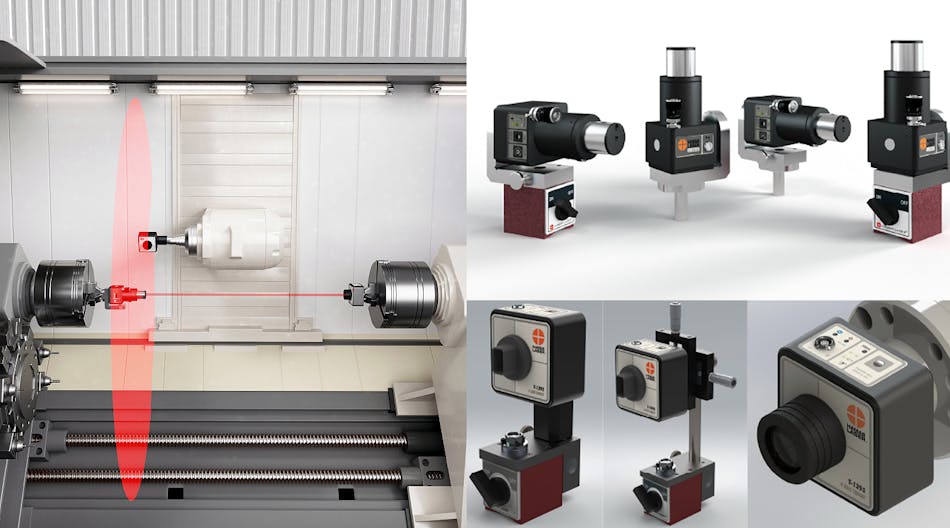 Hamar Laser&rsquo;s T-1295 / T-1296 five-axis multi-purpose target and mounting fixtures.