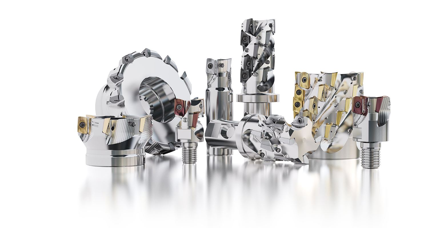 SECO Tools Turbo 16 square shoulder and helical milling cutters.